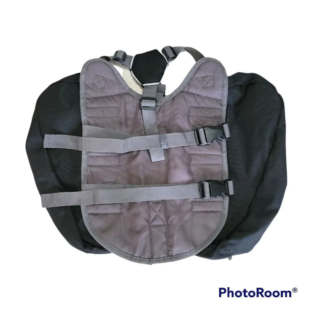 Dog Backpack for Hiking Saddlebag Adjustable Harness Handeler